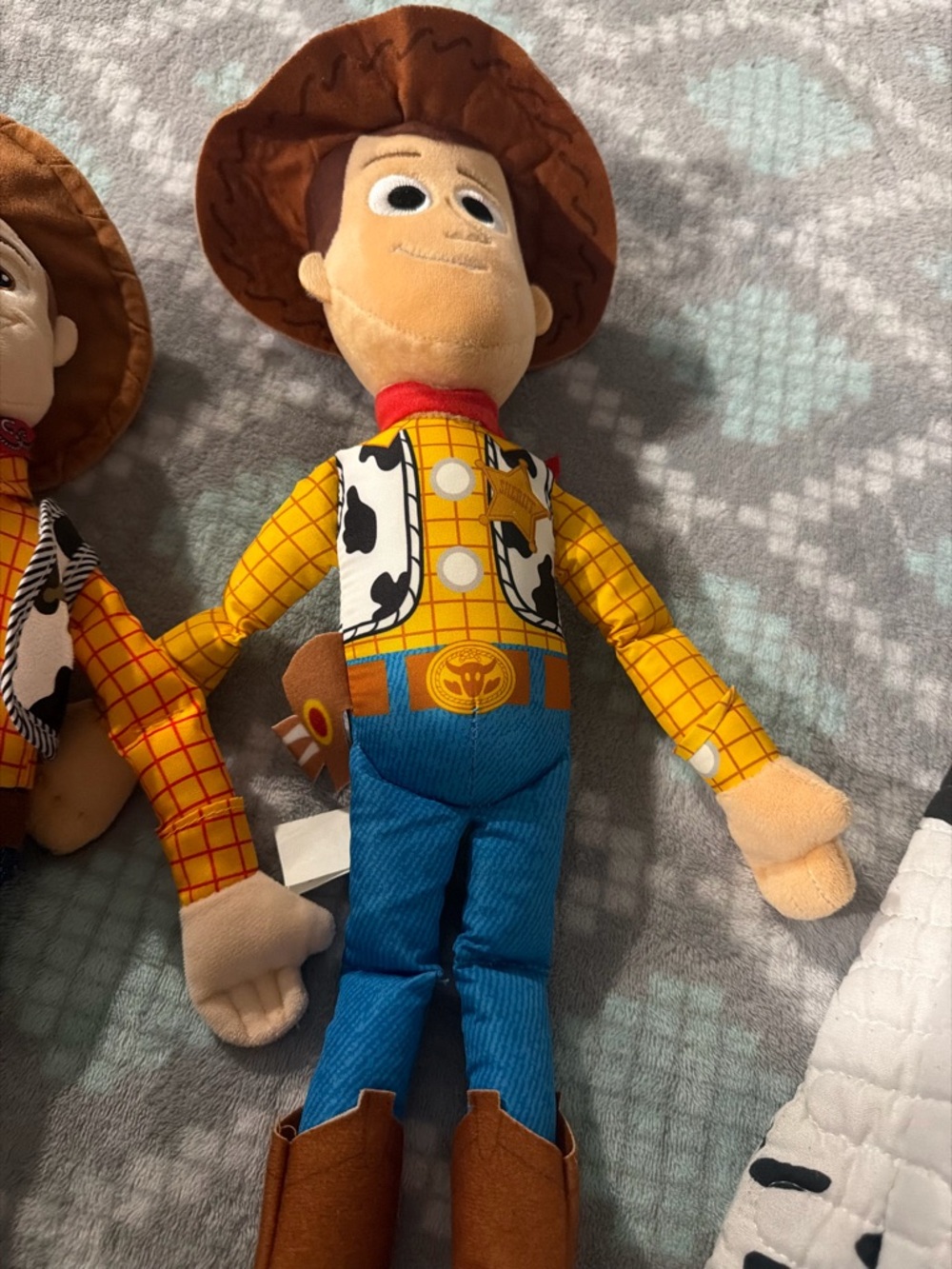Woody Cowboy Plush Toy - Yellow & Blue Sheriff Doll